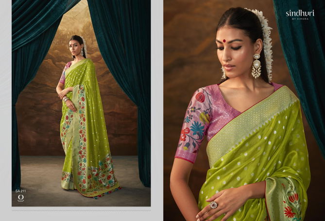 Sindhuri Sakhi By Kimora Paithani Wedding Sarees Catalog